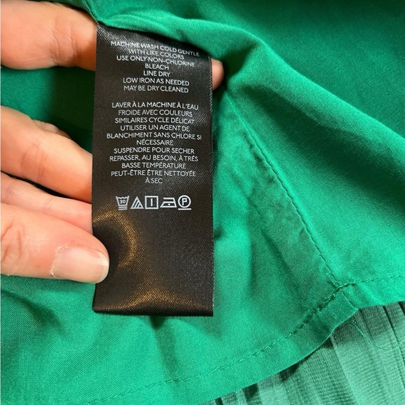 Anthropologie jewel-toned green maxi skirt - Picture 5 of 7